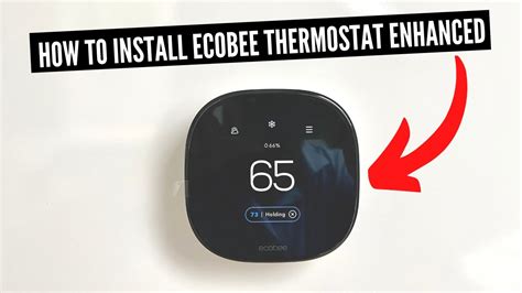 how to mount ecobee thermostat